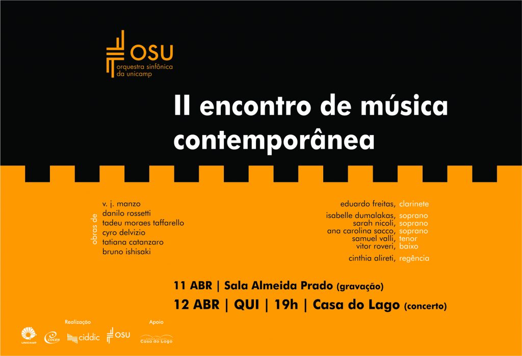 Cartaz II Encontro de Música Contemporânea