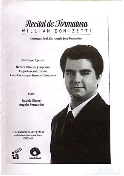 Recital de Formatura de Willian Donizetti