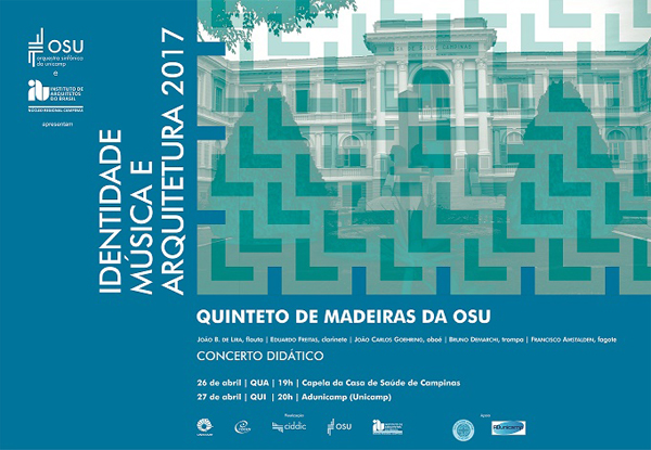 Orquestra Sinfônica da Unicamp: Identidade Música e Arquitetura – Quinteto de madeiras da OSU