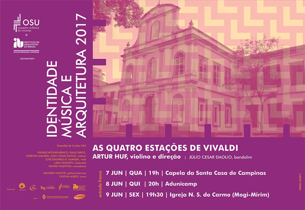 Orquestra Sinfônica da Unicamp: Identidade Música e Arquitetura 2017 – As Quatro Estações de Vivaldi