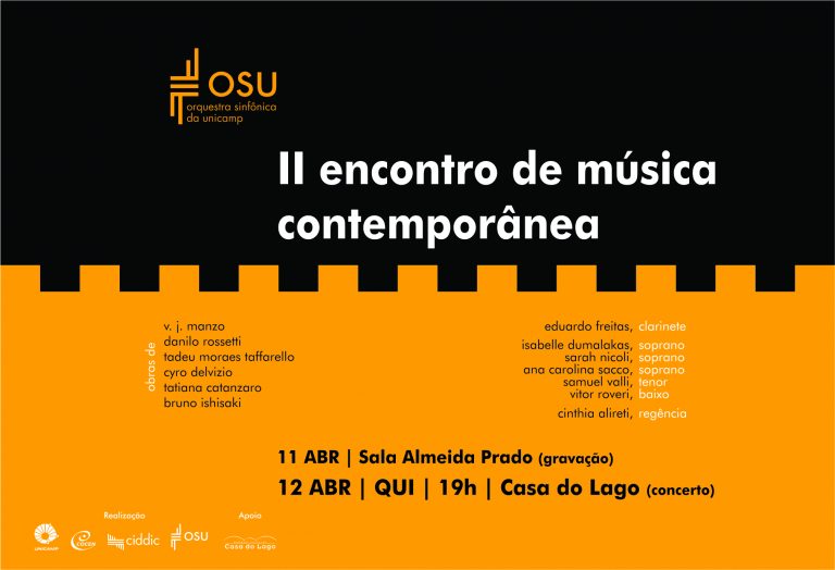 Cartaz II Encontro de Música Contemporânea