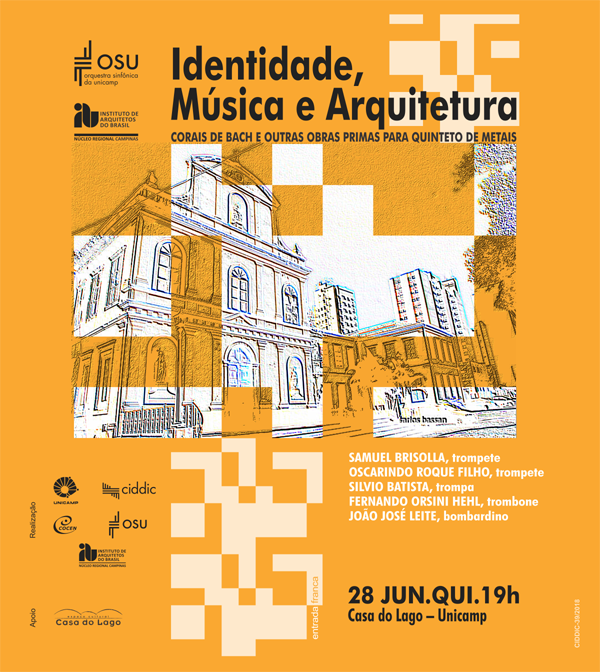 Projeto Identidade, Música e Arquitetura: Corais de Bach e outras obras primas para quinteto de metais