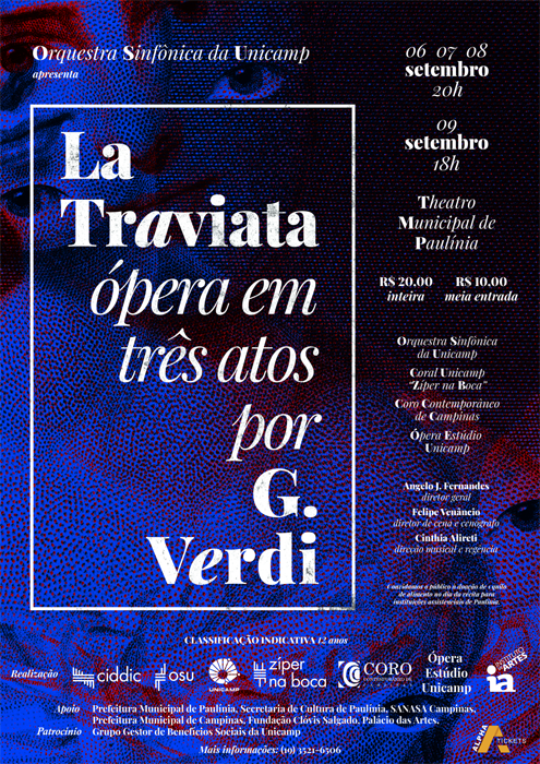 “La Traviata” ópera em três atos, de G. Verdi