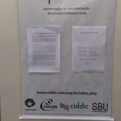 Exposição partituras gráficas CDMC 7