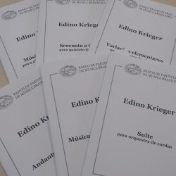 Partituras de Edino Krieger.