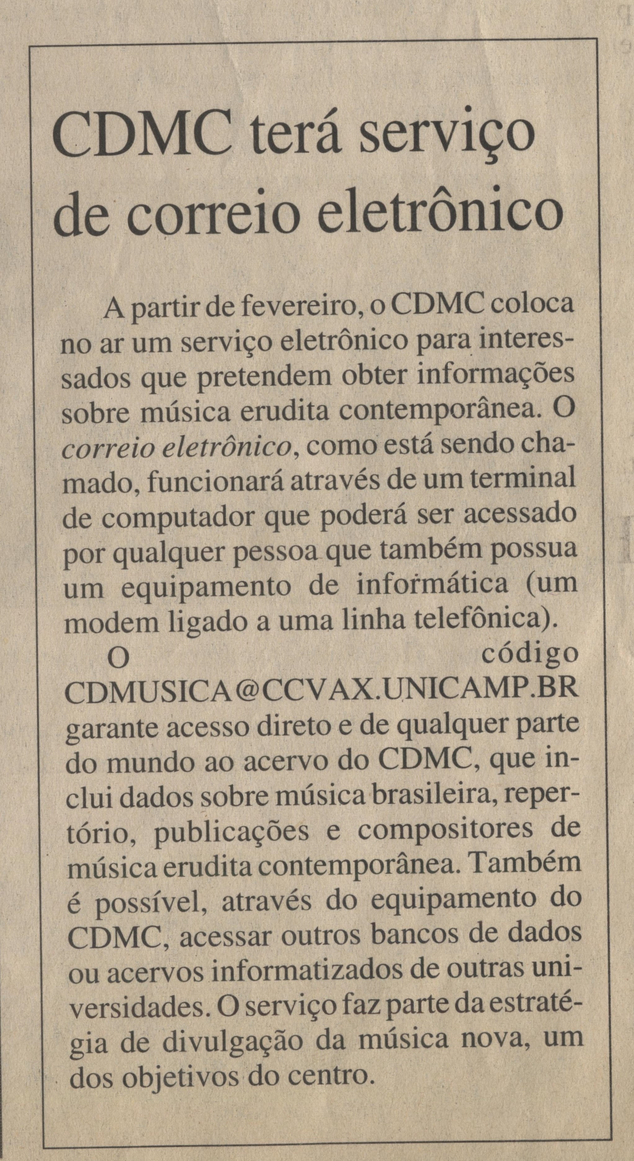 CDMC 30 anos – realizações