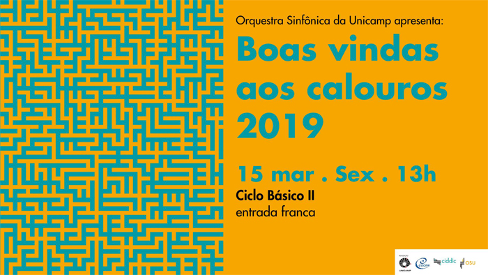 Orquestra Sinfônica da Unicamp apresenta: Boas vindas aos calouros 2019