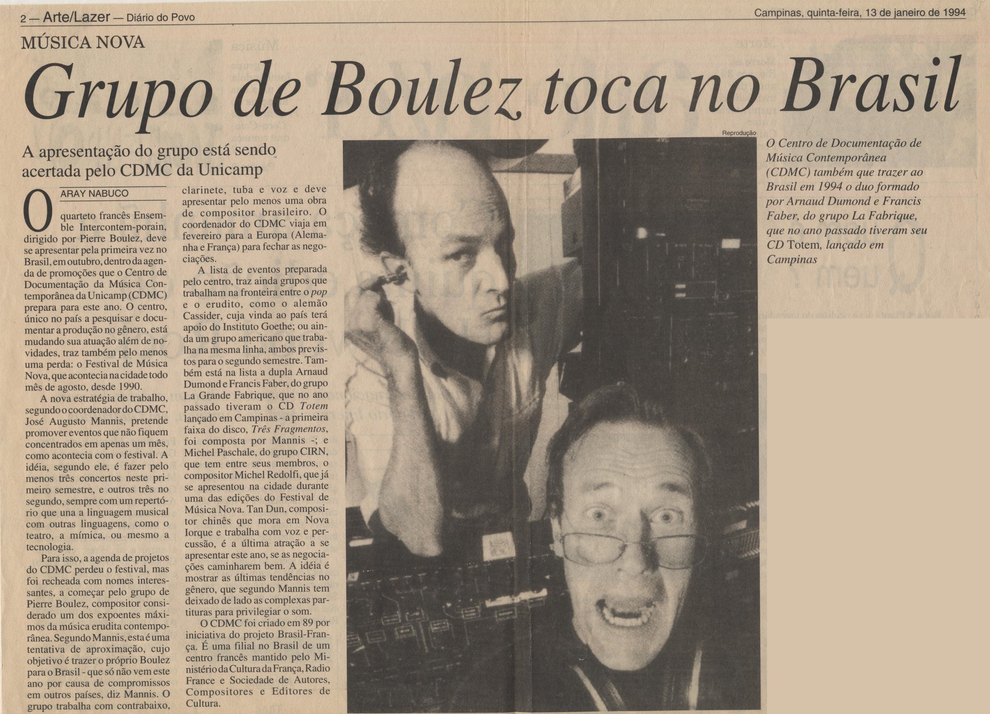 CDMC 30 anos – realizações