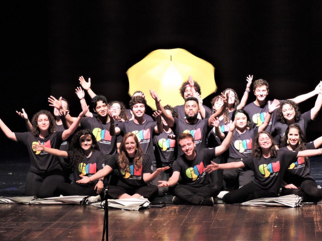 Foto do Coral Jovem Cênico Mackenzie