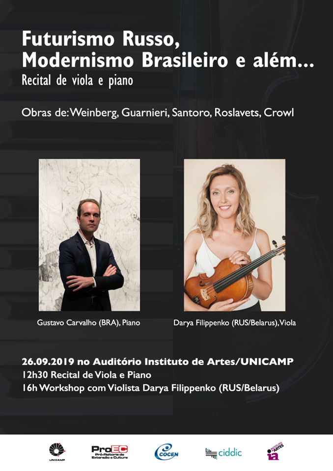 Concerto e workshop com apoio do CDMC – set. 2019
