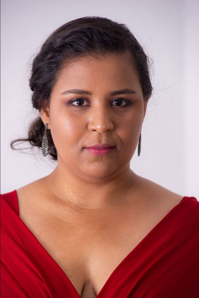 Foto de Rebeca Oliveira, soprano