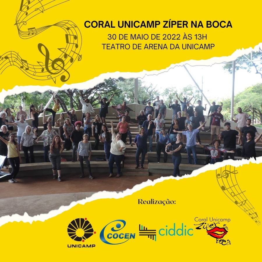 Coral Unicamp Zíper na Boca retoma atividades presenciais no Teatro de Arena