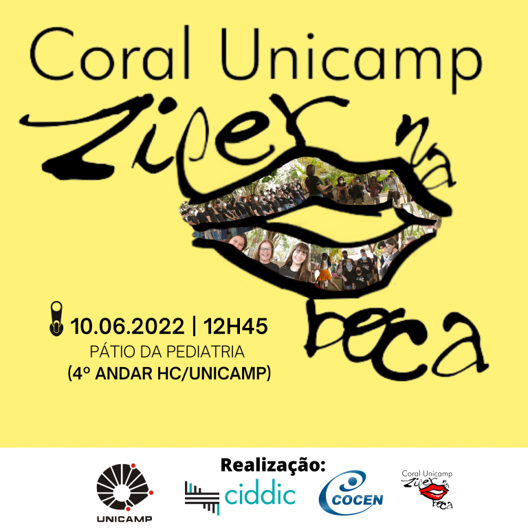Cartaz Coral faz homenagem aos profissionais do Hospital das Clínicas da UNICAMP