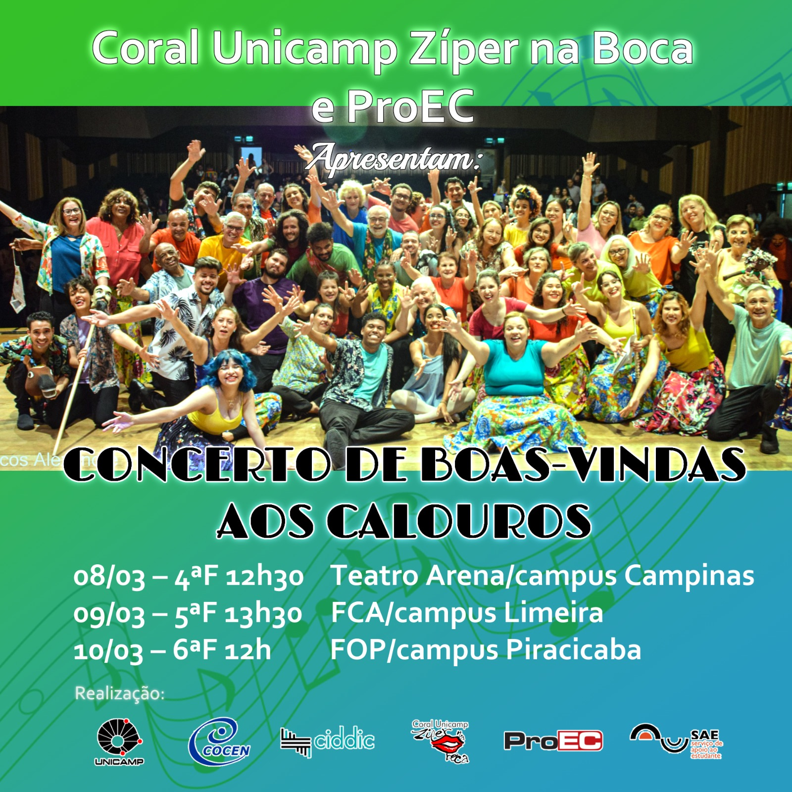 Zíper na Boca fará concerto de boas-vindas aos alunos da Unicamp