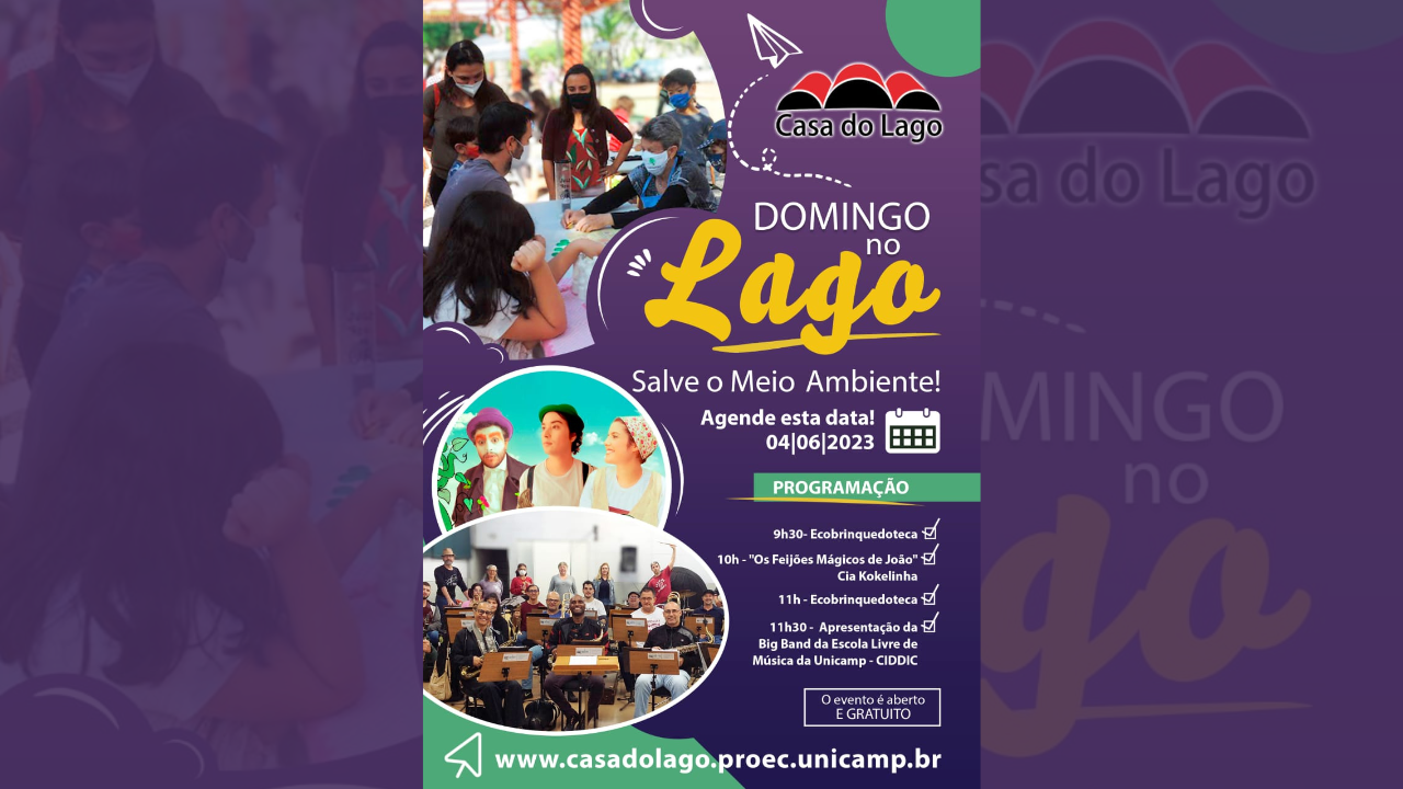 Big Band da ELM se apresenta na próxima edição do “Domingo no Lago”, dia 04