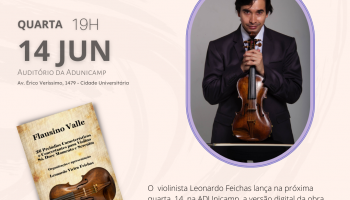 Violinista Leonardo Feichas lança obra “26 Prelúdios característicos e concertantes para Violino só, Doce momento e Serenim” em parceria com o CDMC
