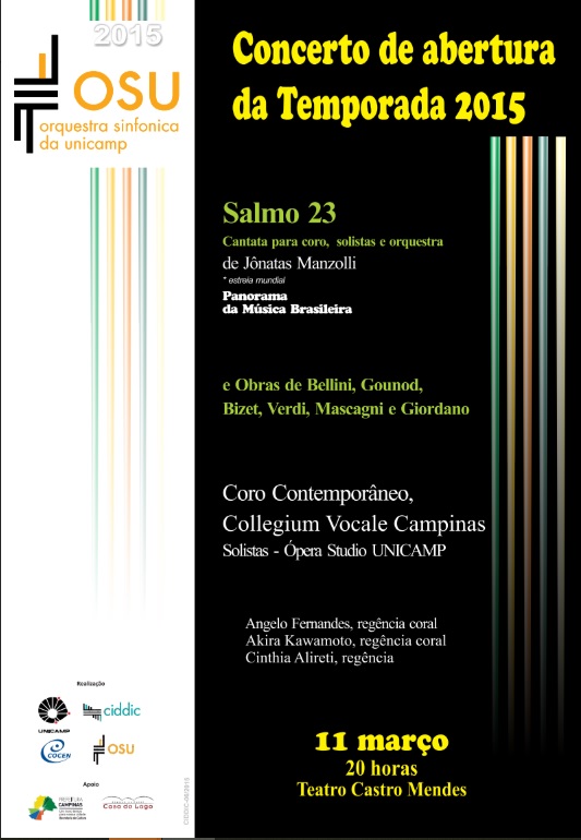Concerto de abertura da Temporada 2015 da Orquestra Sinfônica da Unicamp