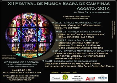 XII Festival de Música Sacra de Campinas