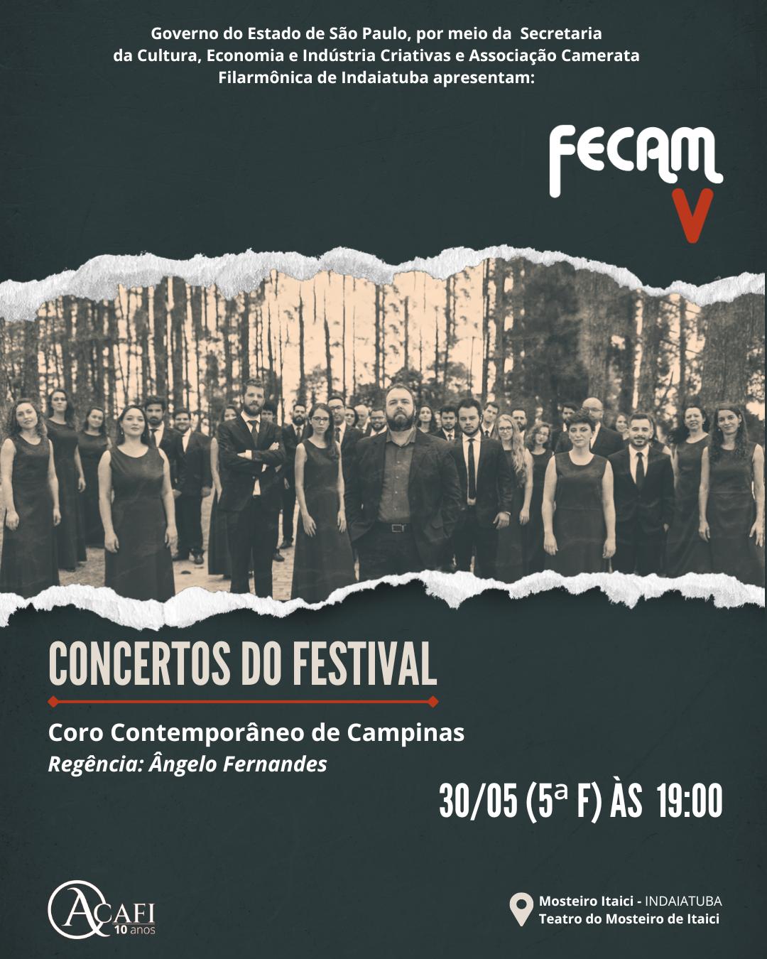 Concerto no Festival FeCam V