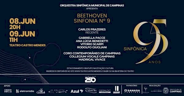 Concerto da Sinfonia nº 09, em ré menor, Op. 125 – L. van Beethoven