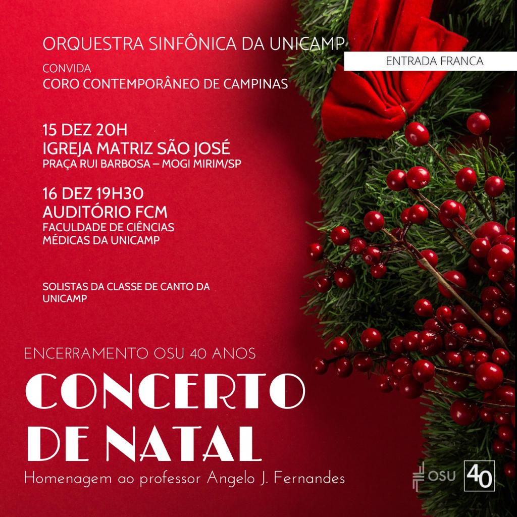 Concerto de Natal da UNICAMP