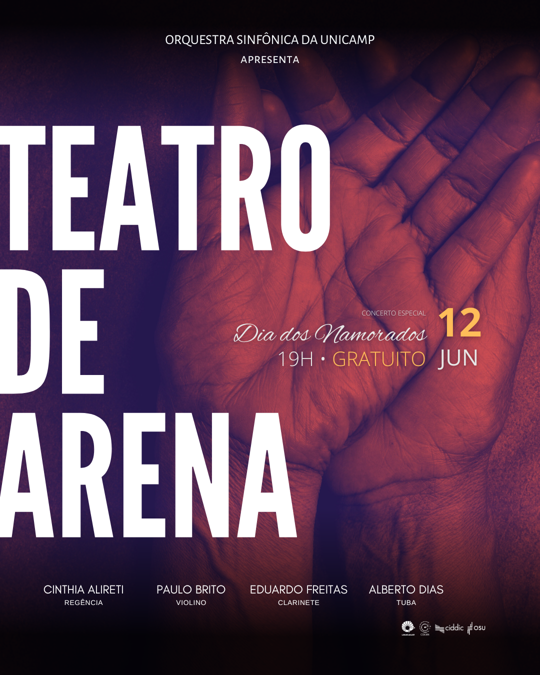 Orquestra Sinfônica da Unicamp celebra o Dia dos Namorados com música e mensagens de amor