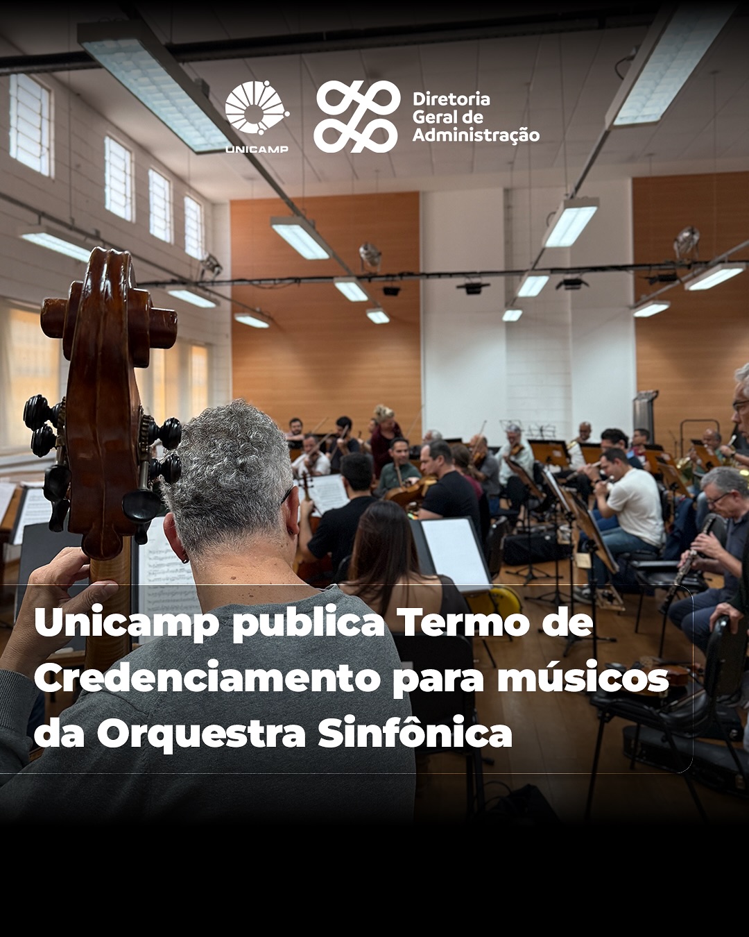 Credenciamento de músicos traz agilidade e qualidade para a Orquestra Sinfônica da Unicamp