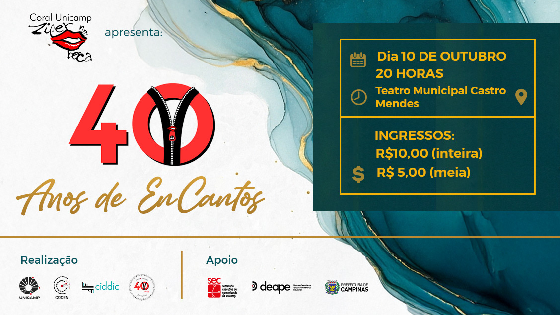 “Zíper na Boca: 40 anos de EnCantos”